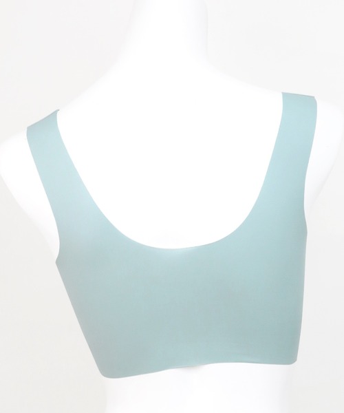 Honeys(ハニーズ)の「シームレスブラジャー(ナイトブラ・レディース・ピンク/ベージュ/ブラック/サックスブルー・L/LL/M)」の12枚目の写真