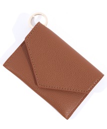 an meets zakka（アンミツザッカ）の「an meets zakka キーリングレザーカードケース（カードケース）」