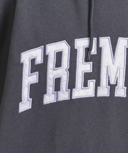 PINK-latte（ピンクラテ）の「◆サテンアップリケロゴフーディ（パーカー・キッズ・チャコールグレー/アイボリー/ピンク系/ブルー・14/16/15 ）」の18枚目の写真