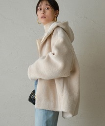 LOUNGEDRESS（ラウンジドレス）の「フーディーボアブルゾン（ブルゾン 