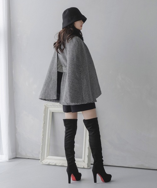 Julia Boutique(ジュリアブティック)の「スエードサイハイブーツ/23607(ブーツ・レディース・ブラック・40/38/36/37/39/35)」の5枚目の写真