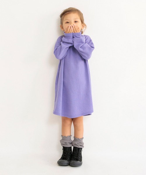 DRC branshes(ディーアールシーブランシェス)の「【DRC】刺繍ワンポイントワンピース(ワンピース・キッズ・ピンク/チャコールグレー/ラベンダー・150/130/140/100/110/120)」の8枚目の写真