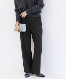 ウォッシャブルタックワイド裏起毛パンツ