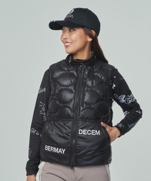 ディセンバーメイ Color scheme quilting down vest Color scheme quilting down vest（ダウンベスト）｜DECEMBERMAY