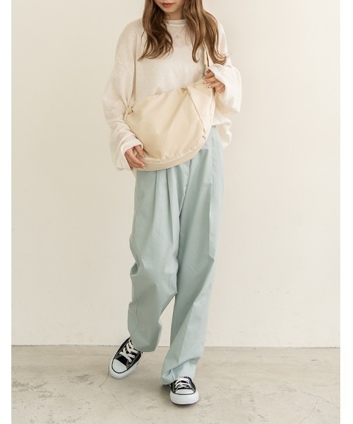 chocomee（チョコミー）の「casual shoulder bag（ショルダーバッグ・レディース・アイボリー・FREE）」の5枚目の写真