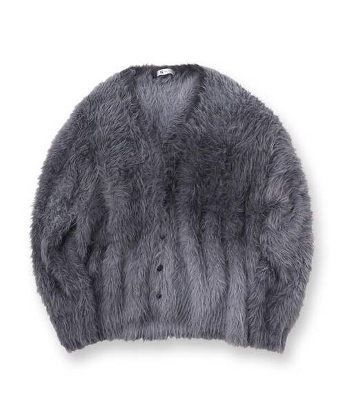 tk.TAKEO KIKUCHI（ティーケータケオキクチ）の「◆グラデファー調カーディガン（カーディガン/ボレロ・メンズ・グレー系4/イエロー系9・02/03）」の3枚目の写真