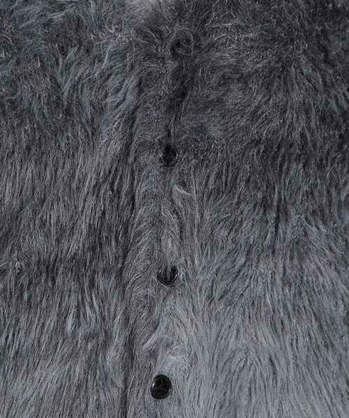 tk.TAKEO KIKUCHI（ティーケータケオキクチ）の「◆グラデファー調カーディガン（カーディガン/ボレロ・メンズ・グレー系4/イエロー系9・02/03）」の5枚目の写真