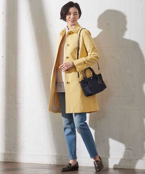 J.PRESS（ジェイプレス）の「【洗える】BEZ VEGA ストライプ ピンタック ブラウス（シャツ/ブラウス・レディース・ふじ色系1/スカイブルー系1/ホワイト系1・11/9）」の7枚目の写真