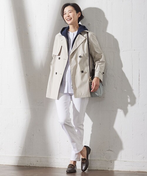 J.PRESS（ジェイプレス）の「【洗える】BEZ VEGA ストライプ ピンタック ブラウス（シャツ/ブラウス・レディース・ふじ色系1/スカイブルー系1/ホワイト系1・11/9）」の11枚目の写真
