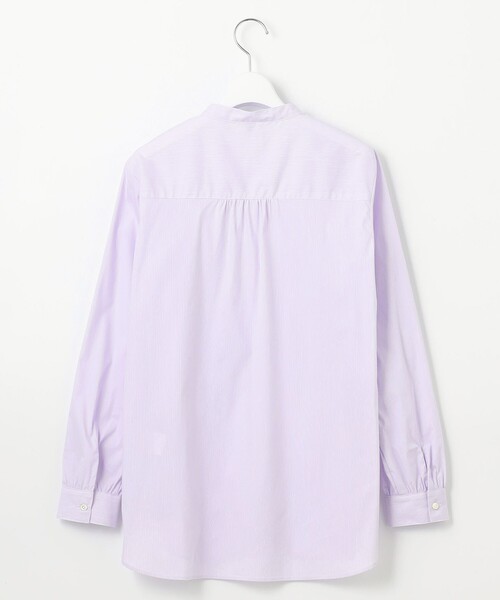 J.PRESS（ジェイプレス）の「【洗える】BEZ VEGA ストライプ ピンタック ブラウス（シャツ/ブラウス・レディース・ふじ色系1/スカイブルー系1/ホワイト系1・11/9）」の21枚目の写真