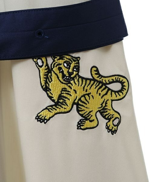 Candy Stripper（キャンディストリッパー）の「THE CANDY SHIRT ワンピース（シャツワンピース・レディース・ブラック/ライトブルー/アイボリー・2）」の13枚目の写真