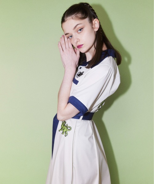 Candy Stripper（キャンディストリッパー）の「THE CANDY SHIRT ワンピース（シャツワンピース・レディース・ブラック/ライトブルー/アイボリー・2）」の19枚目の写真