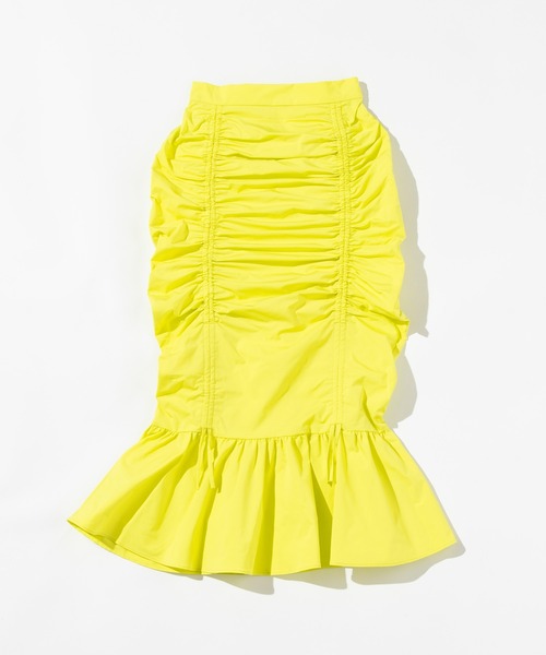 WCJ（ダブルシージェイ）の「ドローストリングスカート（スカート・レディース・ピンク/オレンジ/レッド/ライトブルー/アイボリー/イエロー/グリーン系その他/ブラウン・FREE）」の15枚目の写真