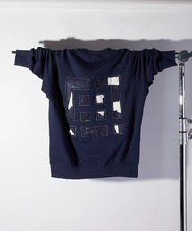 REBIRTH PROJECT（リバースプロジェクト）の「REBIRTH PROJECT 【AIRBACK】 再マーク パッチワーク オーガニックコットン裏毛スウェット（スウェット）」