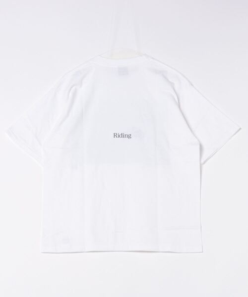 LIFE(ライフ)の「LIFE/bike/バイクフォトプリントTシャツ(Tシャツ/カットソー・レディース・ホワイト・M/L/XL)」の18枚目の写真