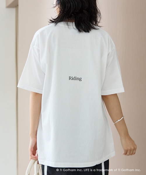HAPPY LIFE☺︎様 LIFE（ライフ）の「LIFE/bike/バイクフォトプリントTシャツ（T