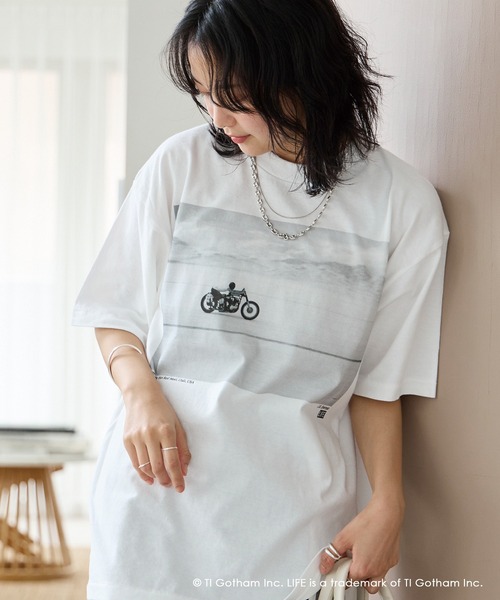 LIFE（ライフ）の「LIFE/bike/バイクフォトプリントTシャツ（T