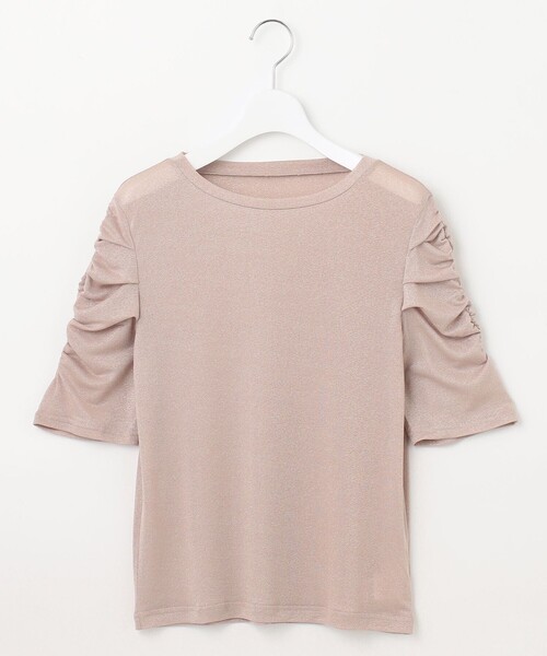 Feroux(フェルゥ)の「【洗える】パワショル トップス(Tシャツ/カットソー・レディース・ホワイト系/ベージュ系/ライトグレー系・F)」の11枚目の写真
