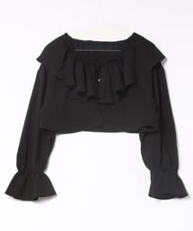 LOWRYS FARM | フリルショートボレロLS 971196(シャツ/ブラウス)