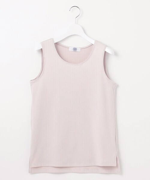 J.PRESS(ジェイプレス)の「ワイドリブジャージー ノースリーブ カットソー(タンクトップ・レディース・ブラウン系/ホワイト系/ライトグレー系・MEDIUM/LARGE)」の19枚目の写真