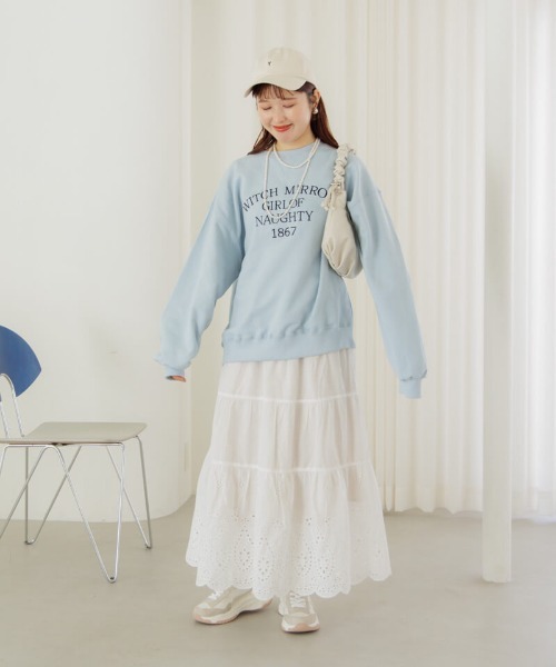 flower(フラワー)の「ティアードレーススカート(スカート・レディース・ホワイト・FREE)」の17枚目の写真