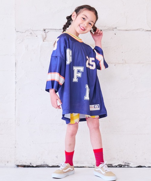 HOGAN RANCH WEAR（ホーガンランチウエア）の「ソウガラハーフレギンス（80～120cm）（レギンス/スパッツ・キッズ・ベージュ/マルチ/パープル・100/90/80/110/120）」の10枚目の写真