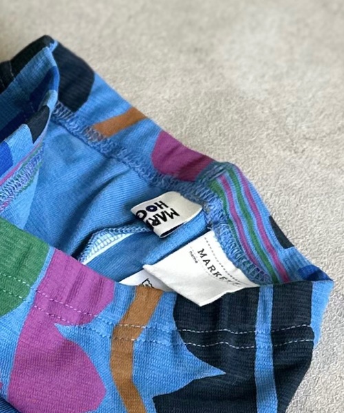 HOGAN RANCH WEAR（ホーガンランチウエア）の「ソウガラハーフレギンス（80～120cm）（レギンス/スパッツ・キッズ・ベージュ/マルチ/パープル・100/90/80/110/120）」の5枚目の写真