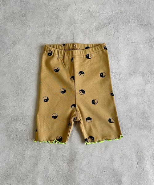 HOGAN RANCH WEAR（ホーガンランチウエア）の「ソウガラハーフレギンス（80～120cm）（レギンス/スパッツ・キッズ・ベージュ/マルチ/パープル・100/90/80/110/120）」の6枚目の写真