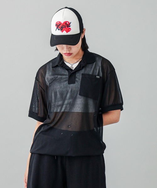 レディースウェア SLASH LOGO SUMMER DRY POLO - BLACK - SLASH LOGO SUMMER POLO- BLACK - – Cph/Golf™︎