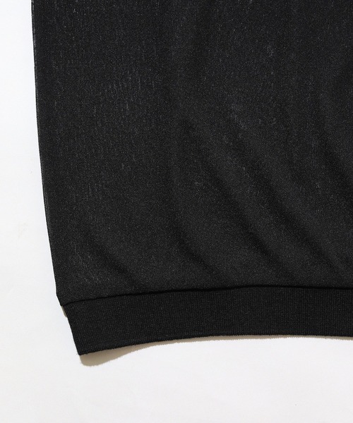 X-girl（エックスガール）の「SHEER POLO TOP（ポロシャツ・レディース・ブラック/ピンク・S/M）」の11枚目の写真