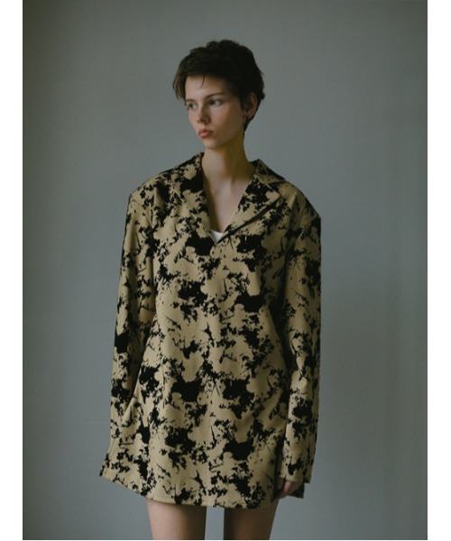 AMAIL（アマイル）の「Power box dress（サロペット/オーバーオール・レディース・ブラック/ベージュ・FREE）」の2枚目の写真