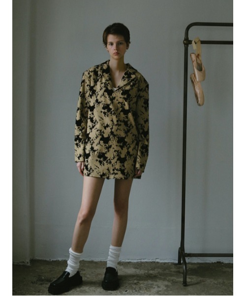 AMAIL（アマイル）の「Power box dress（サロペット/オーバーオール・レディース・ブラック/ベージュ・FREE）」の21枚目の写真