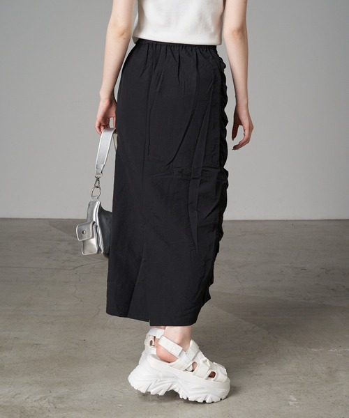 RAY CASSIN(レイカズン)の「ドロストナローロングスカート(スカート・レディース・ホワイト/ブラック/グレー・FREE)」の22枚目の写真