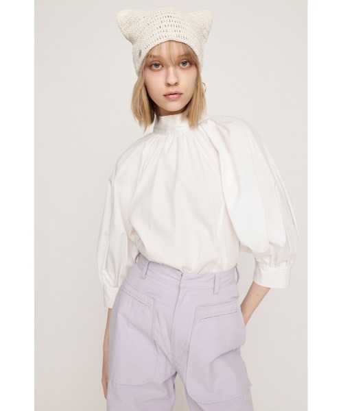 SLY（スライ）の「2WAY VOLUME SLEEVE STITCH BL ツーウェイ