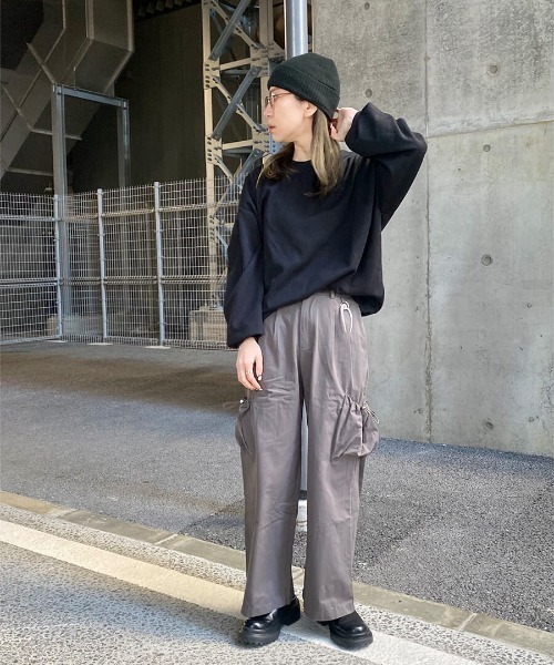 セール】カーゴデザインタックワイドパンツ(kiharu select