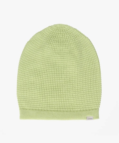 OVERRIDE（オーバーライド）の「OVERRIDE KNIT BASIC BEANIE SG / オーバーライド（ニットキャップ/ビーニー・レディース・ライトグリーン/ブラック/オフホワイト/グレー/ダークグリーン/ピンク・57~59cm）」の13枚目の写真