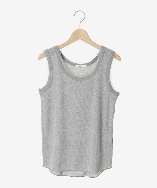 le.coeur blanc（ルクールブラン）の「ラメリブタンクトップ（タンクトップ・レディース・ブラック/グレー/オフホワイト・38）」の10枚目の写真