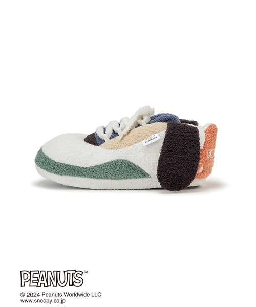 gelato pique(ジェラートピケ)の「【PEANUTS】【HOMME】ルームシューズ(ルームシューズ/スリッパ・メンズ・グリーン・FREE)」の6枚目の写真