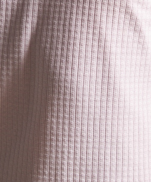 HIDEAWAYS NICOLE（ハイダウェイニコル）の「ブロックリンクスＶネック半袖プルオーバー（Tシャツ/カットソー・メンズ・ピンク/ライトグレー/ホワイト/サックスブルー/ブラック・LARGE/MEDIUM/X-LARGE）」の8枚目の写真