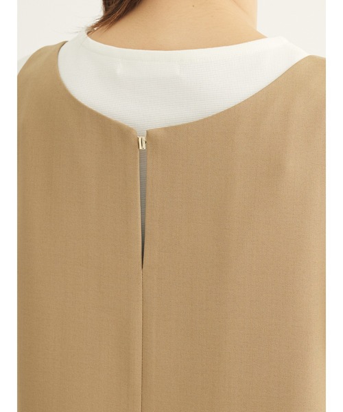 Green　Parks（グリーンパークス）の「前後2wayハイスペックジャンパースカート（ジャンパースカート・レディース・ブラック/ベージュ/グレー・L/M）」の14枚目の写真