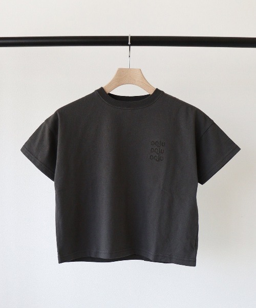 ooju(オージュ)の「【ooju】プリントTシャツ(キッズ)(Tシャツ/カットソー・キッズ・グレイッシュベージュ/チャコールグレー・1/2/3/4)」の13枚目の写真