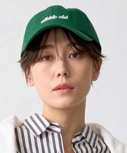 BARNYARDSTORM（バンヤードストーム）の「BARNYARDSTORM / ATHLETICロゴCAP（キャップ・レディース・ネイビー/オフホワイト/グリーン・FREE）」の17枚目の写真