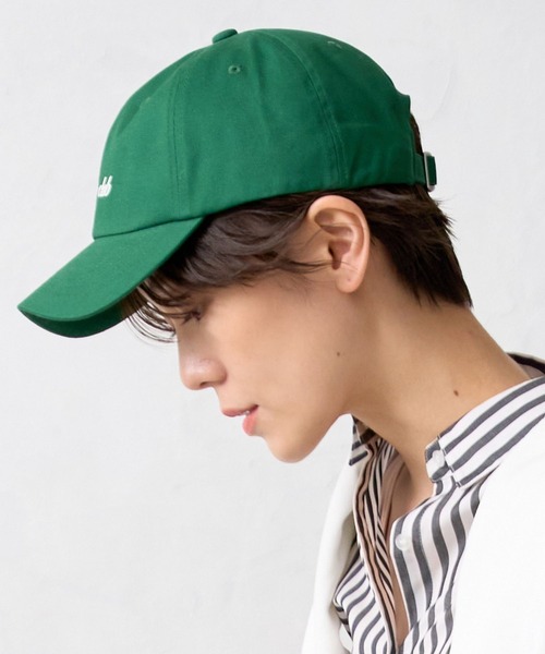 BARNYARDSTORM（バンヤードストーム）の「BARNYARDSTORM / ATHLETICロゴCAP（キャップ・レディース・ネイビー/オフホワイト/グリーン・FREE）」の18枚目の写真