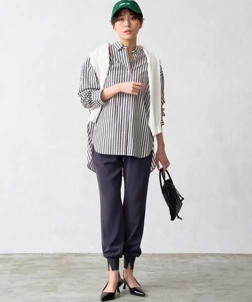 BARNYARDSTORM（バンヤードストーム）の「BARNYARDSTORM / ATHLETICロゴCAP（キャップ・レディース・ネイビー/オフホワイト/グリーン・FREE）」の19枚目の写真