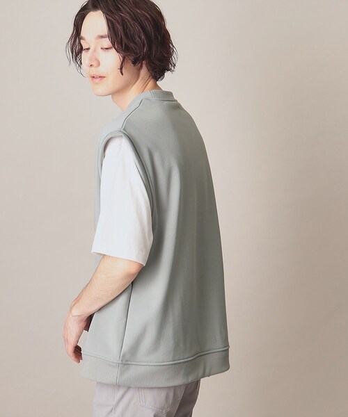 THE SHOP TK (ザ ショップ ティーケー )の「◆【ベスト+半袖Tシャツセット】CAVEアンサンブルベスト(Tシャツ/カットソー・メンズ・グレー/ブルー/ブラック・02/03)」の7枚目の写真
