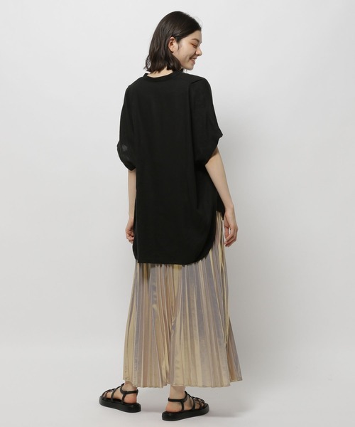 niko and...（ニコアンド）の「メタリックプリーツスカート（スカート・レディース・オレンジ/イエロー/グレー/アイボリー・FREE）」の19枚目の写真