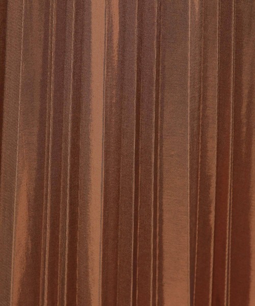 niko and...（ニコアンド）の「メタリックプリーツスカート（スカート・レディース・オレンジ/イエロー/グレー/アイボリー・FREE）」の7枚目の写真