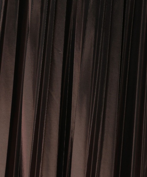 niko and...（ニコアンド）の「メタリックプリーツスカート（スカート・レディース・オレンジ/イエロー/グレー/アイボリー・FREE）」の6枚目の写真