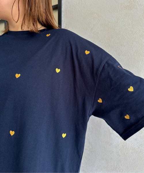 CPCM（シーピーシーエム）の「アソート柄ビッグT（Tシャツ/カットソー・レディース・グレー/オフホワイト/ホワイト系その他/ホワイト/ネイビー/グレー系その他・FREE）」の17枚目の写真