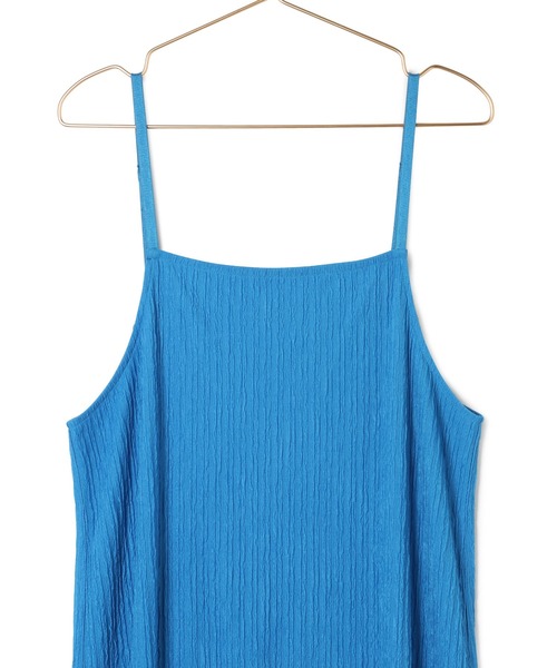 ROPE' PICNIC（ロペピクニック）の「カットジャガードキャミワンピース（ワンピース・レディース・ブルー系その他4/ブラック/オフホワイト・38）」の22枚目の写真